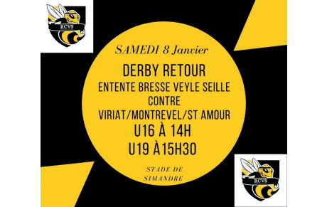 Match U16/U19 8 Janvier 2022