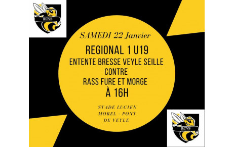 Match U19 22 janvier 2022
