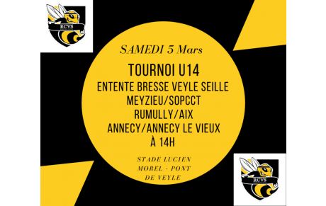 Tournoi U14 5 mars 2022