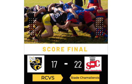 RCVS - Stade Chamalierois 09/04/22