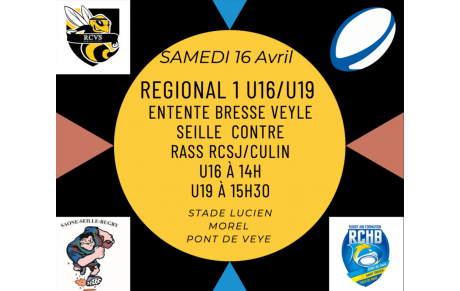 Match U16/U19 16 Avril 2022